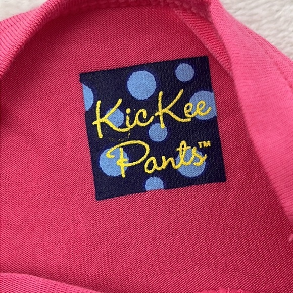 NWT Kickee Pants Bamboo 3-6 Mos, Pink Ruffle Short Sleeve Classic Swing Dress - Picture 3 of 7